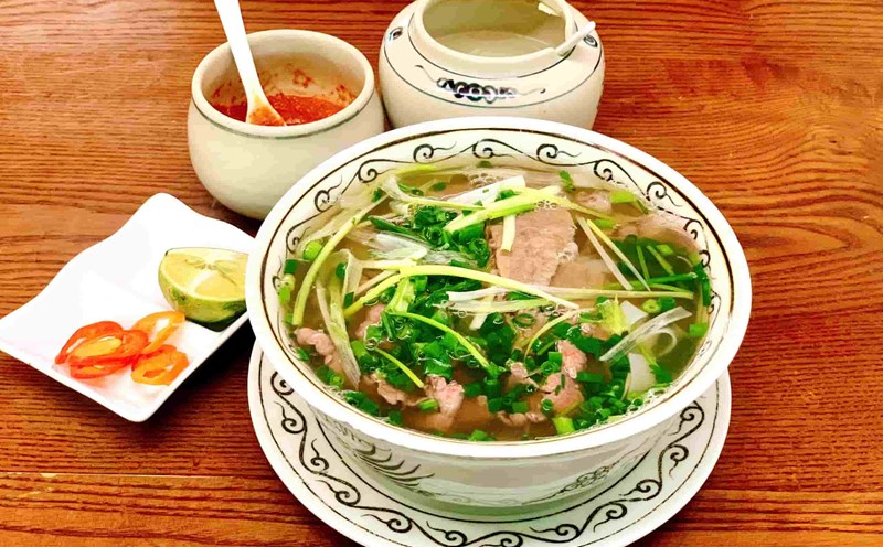 Nam Dinh Pho restaurant has been famous for more than 25 years in Hanoi. Photo: Hai Ly