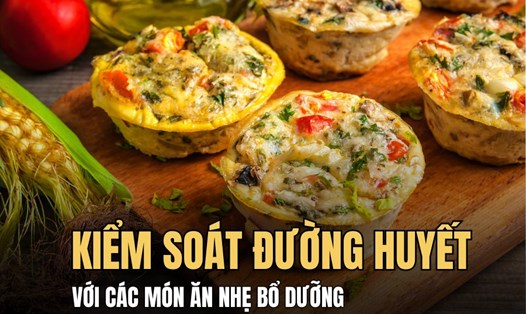Cân bằng đường huyết với những món ăn nhẹ bổ dưỡng. Đồ họa: Hoài Lan