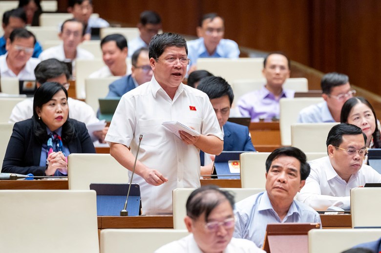 Dai bieu Ta Van Ha cho rang co dau hieu lung doan, thao tung va thoi gia bat dong san. Anh: Quochoi.vn