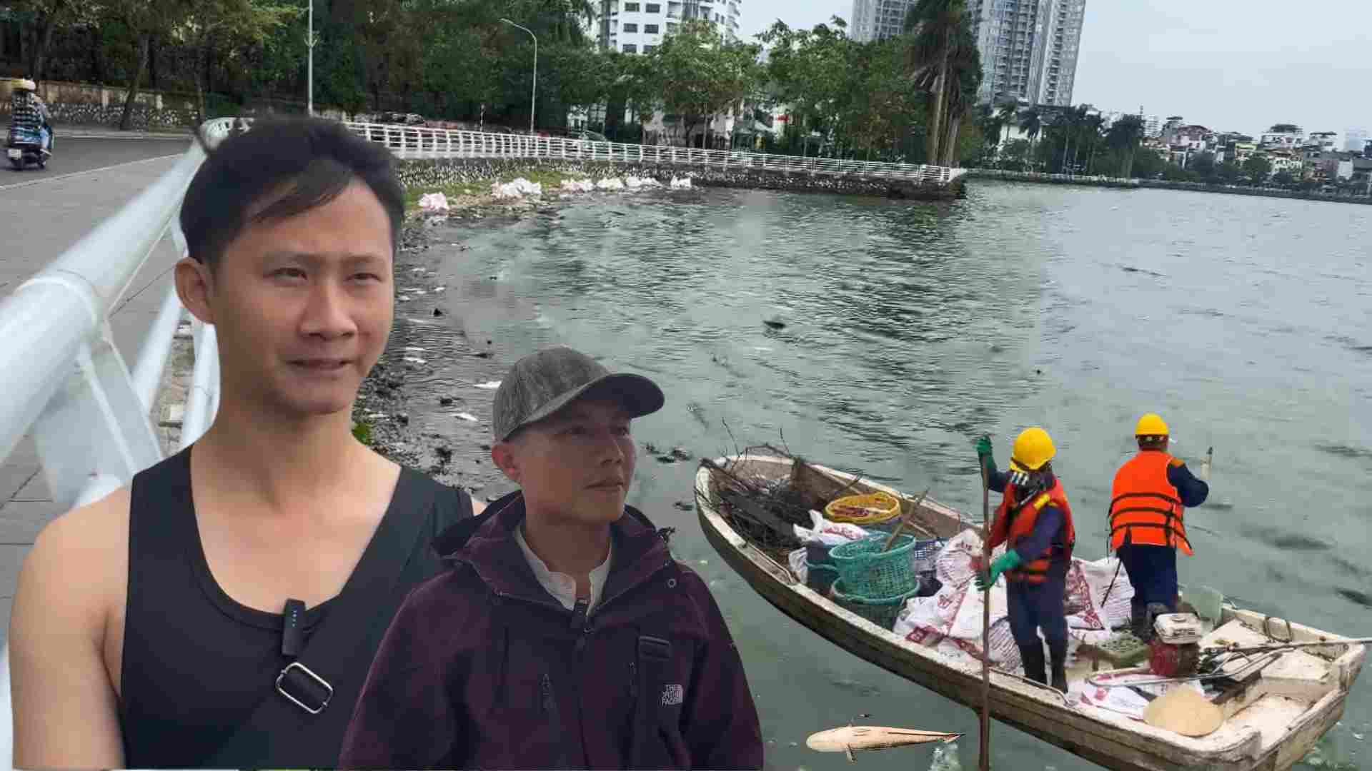 Where will tons of dead fish go after being collected from West Lake?