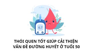 Healthy habits can also help you improve your blood sugar problems.