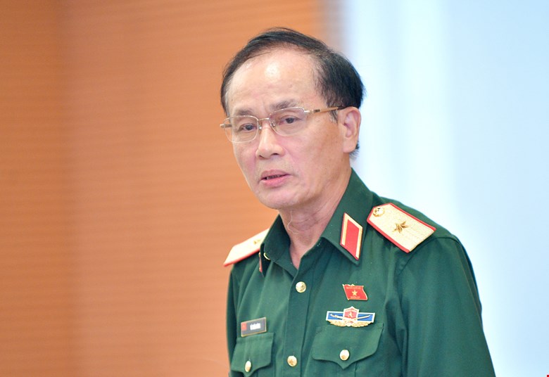 Brigadier General Vu Xuan Hung - Standing Member of the National Assembly's Defense and Security Committee. Photo: National Assembly