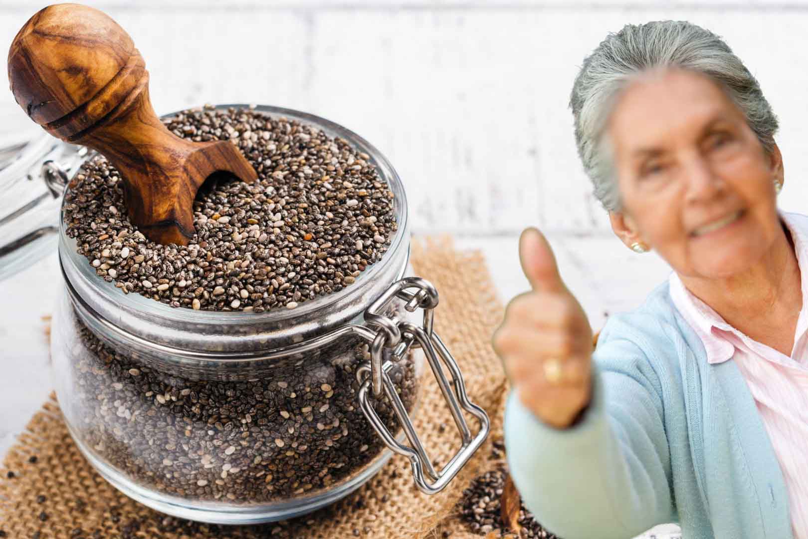 Unexpected benefits of chia seeds for the health of the elderly