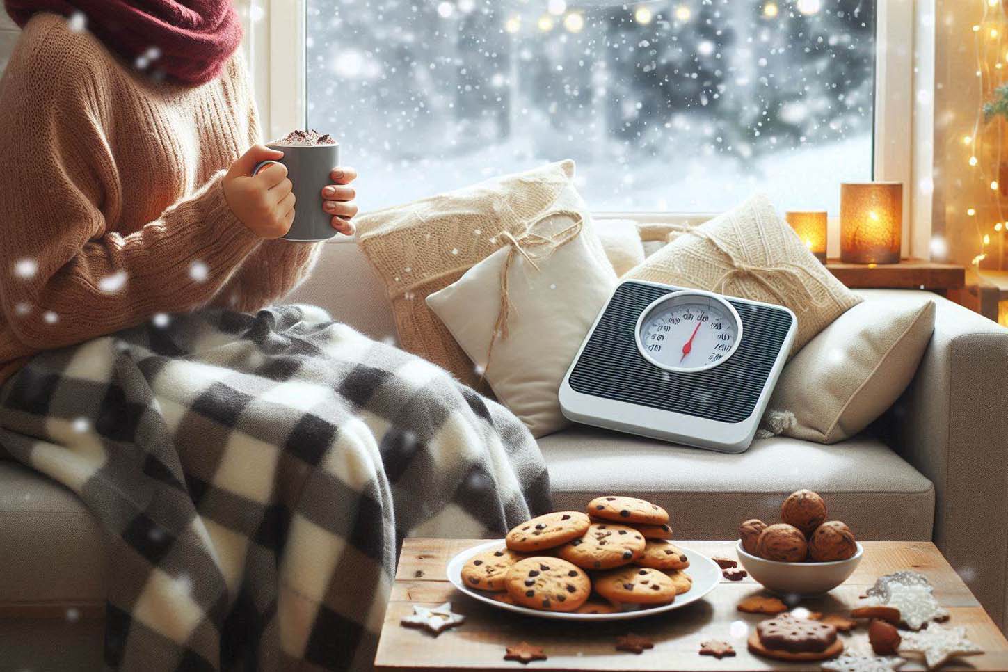 Winter makes you gain weight more easily. Photo - AI: Ngoc Thuy