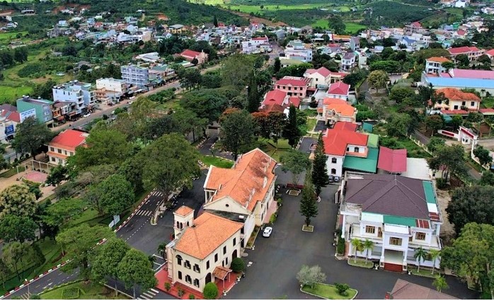 A corner of Di Linh urban area. Photo: Hoai Thanh