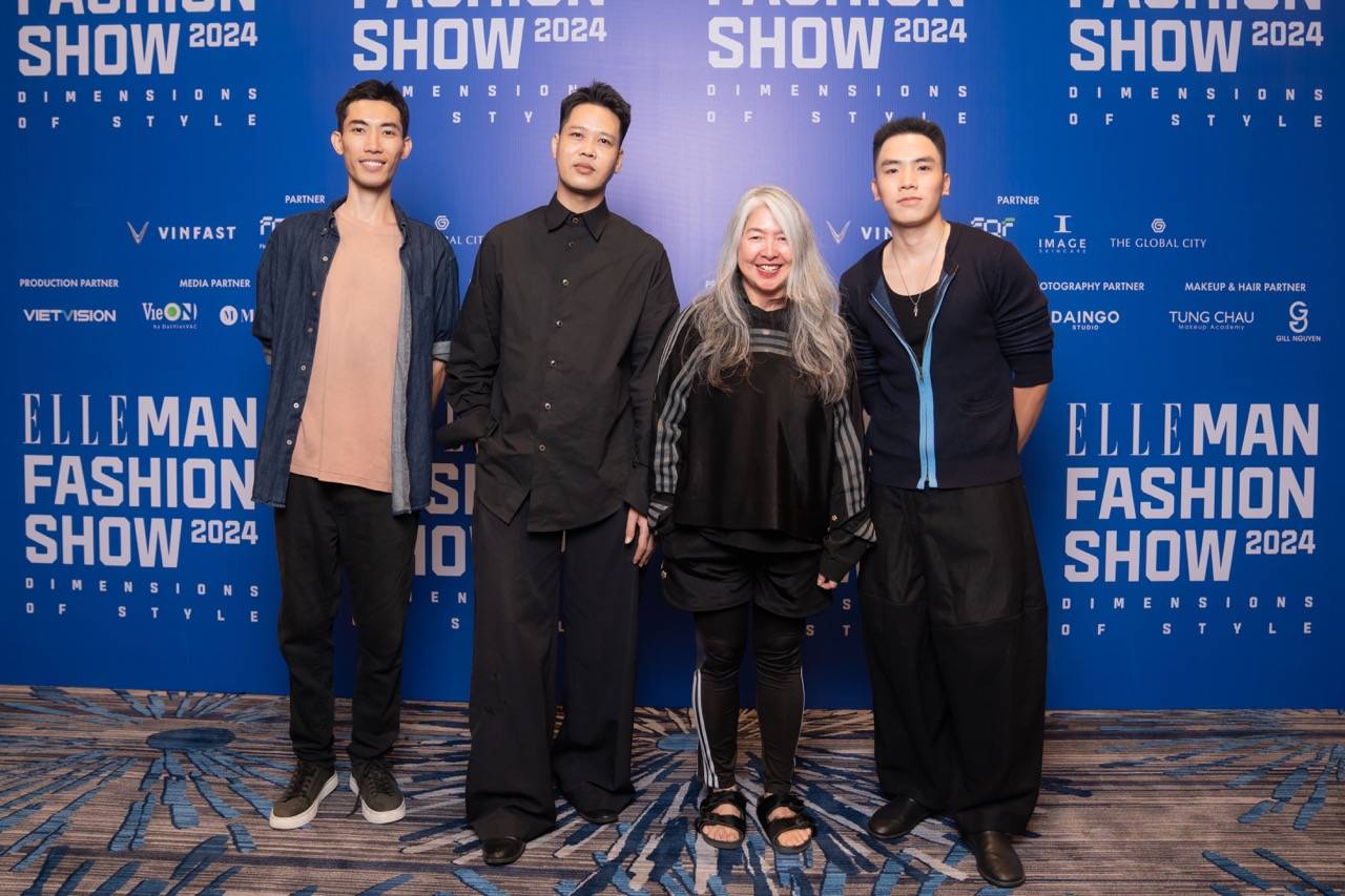 4 designers, representing 4 collections on display. Photo: Collection.