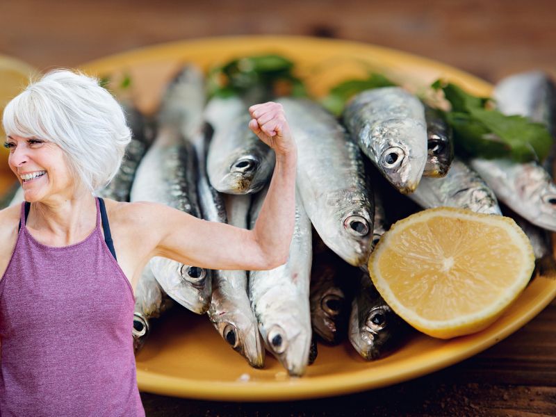 Sardines help supplement calcium for bones. Graphics: Ha May