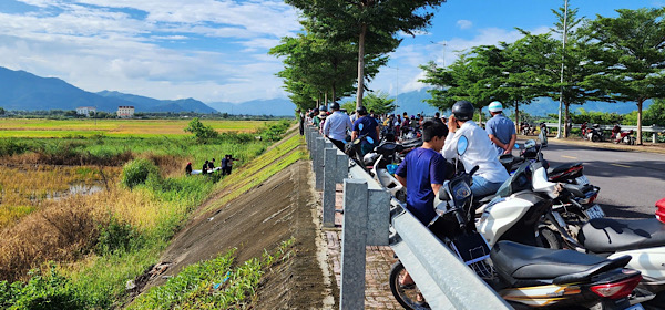 Hiện trường phát hiện người đàn ông tử vong. Ảnh: Phương Linh