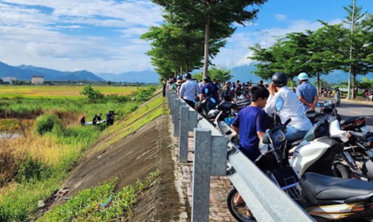 Hiện trường phát hiện người đàn ông tử vong. Ảnh: Phương Linh