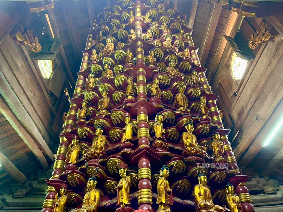 National treasure, Nine-Piece Lotus Tower, Ngo Ngo Cave Pagoda (Tien Tien Commune, Hai Duong City). Photo: Luong Ha