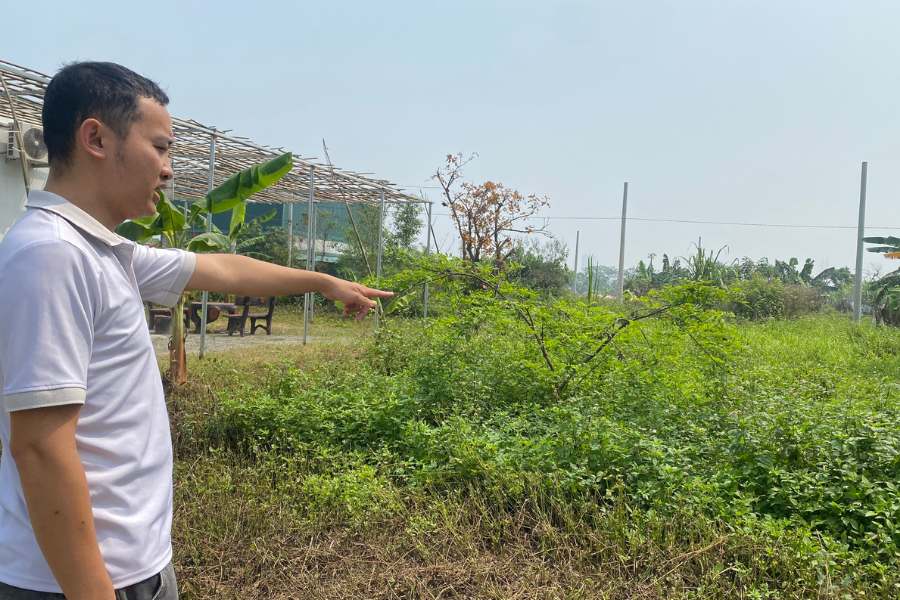 Land prices and transactions in markets on the outskirts of Hanoi are heating up compared to previous quarters. Photo: Linh Trang