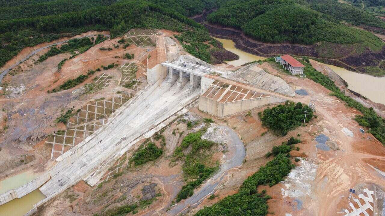 Panorama of Canh Tang Lake Project in Lac Son District, Hoa Binh Province. Photo: Minh Nguyen