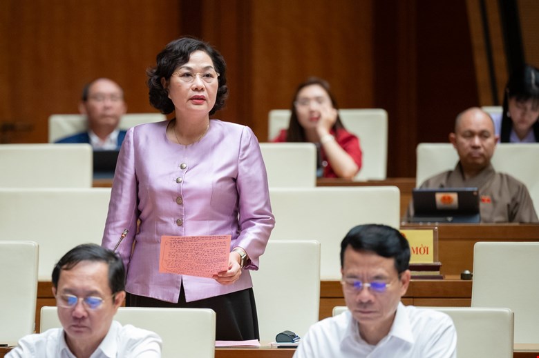 Thong doc Ngan hang Nha nuoc Nguyen Thi Hong se la nguoi dau tien dang dan tra loi chat van. Anh QH.