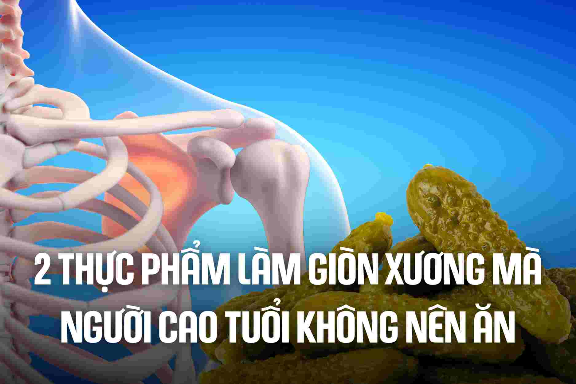 2 foods that make bones brittle that the elderly should not eat