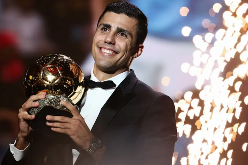 Rodri is fully deserving of the 2024 Ballon d'Or award. Photo: AFP