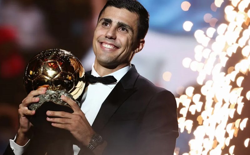Rodri is fully deserving of the 2024 Ballon d'Or award. Photo: AFP