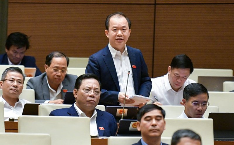 Delegate Bui Hoai Son said that in reality, there are dozens of movies that are making net losses. Photo: Pham Thang