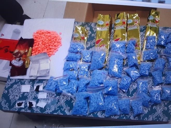 Số ma túy thu giữ trước đó của ông trùm Nguyễn Xuân Quý. Ảnh: Công an Hà Nội