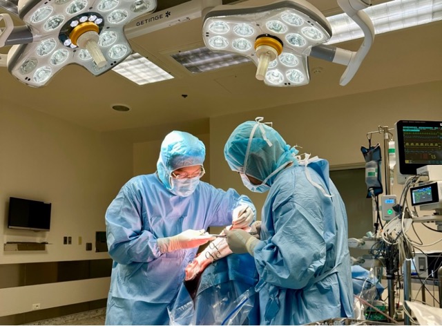 Stroke patient successfully saved. Photo: My Linh