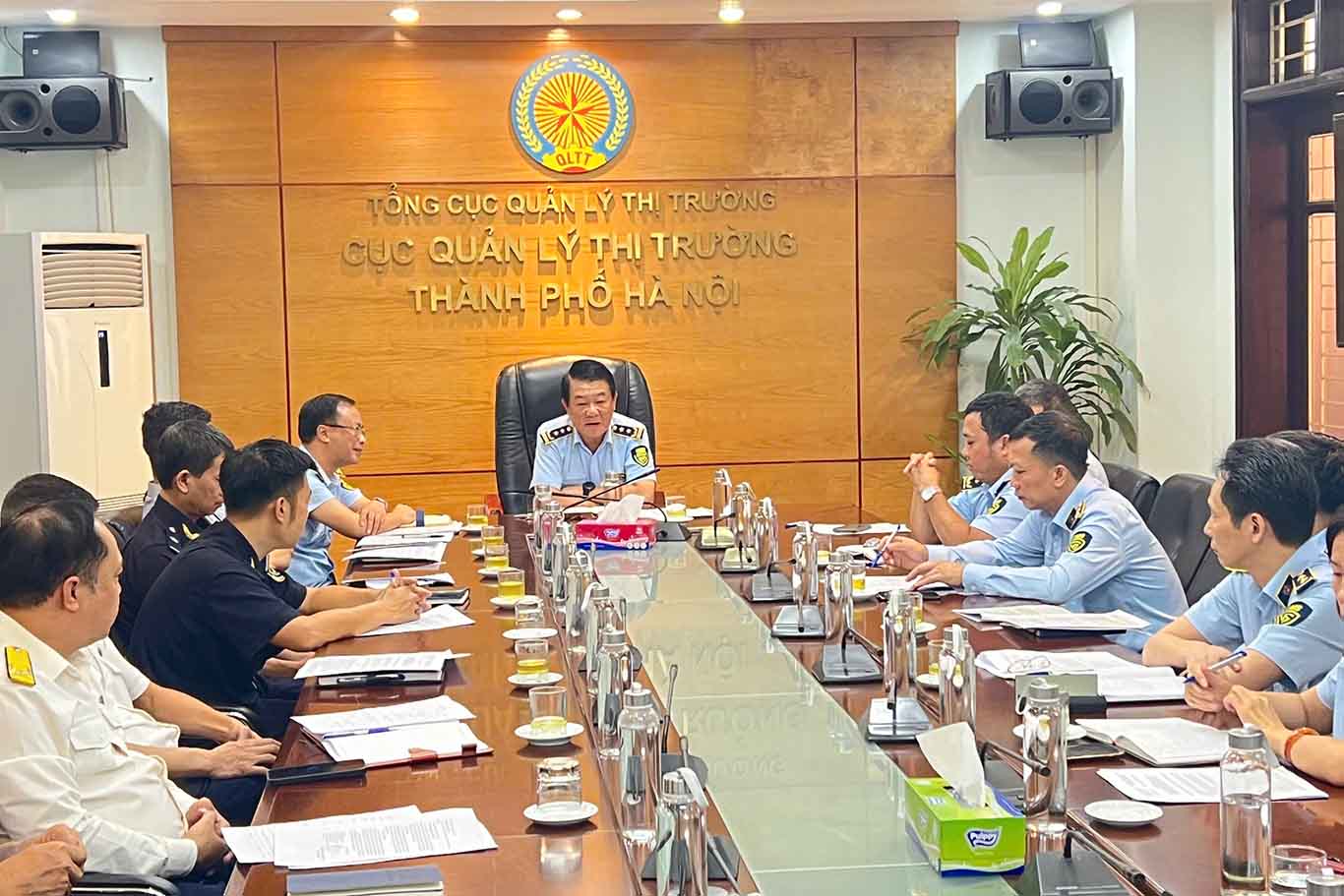 The interdisciplinary inspection team will be deployed from October 25, 2024 to December 25, 2024. Photo: Hanoi Market Management Department
