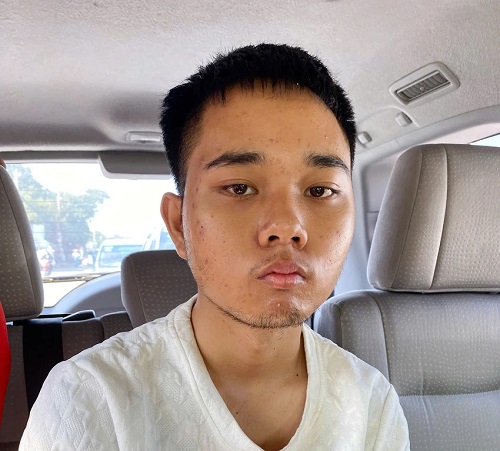 Nghi phạm Tiến bị công an bắt giữ. Ảnh: Công an cung cấp