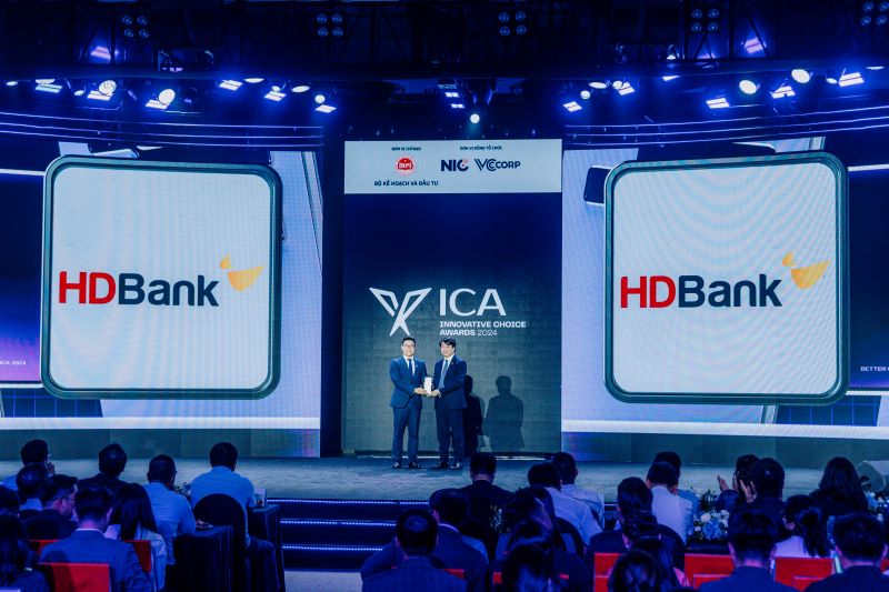 HDBank duoc vinh danh “Ngan hang Xanh cua nam” tai Better Choice Awards 2024. Anh: HDBank 