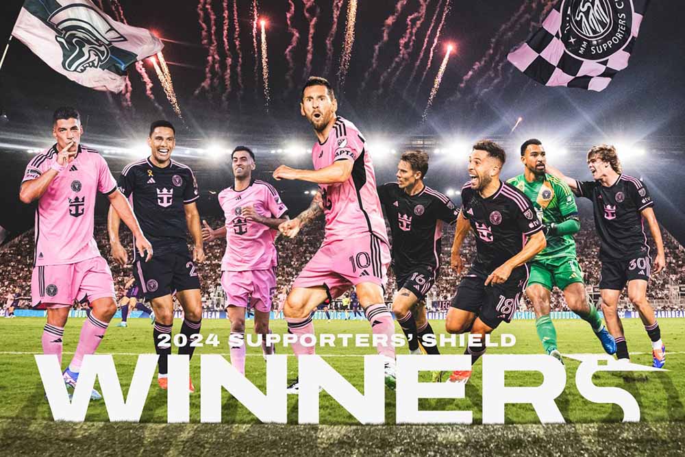 Inter Miami lần đầu vô địch MLS Supporters Shield. Ảnh: Inter Miami