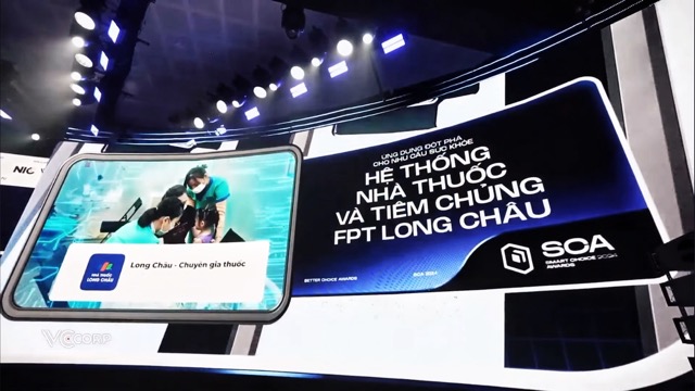 Long Chau Customer App was honored to receive the "Breakthrough App for Health Needs" award at the 2024 Better Choice Awards. Photo: Van Anh