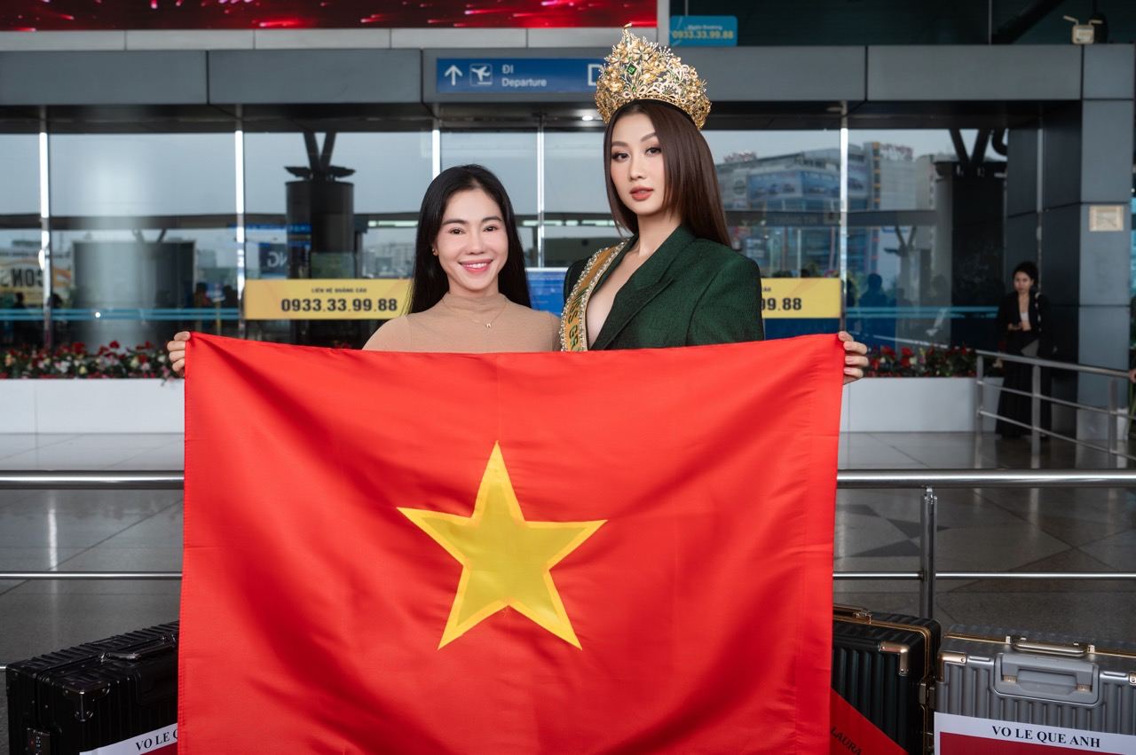 Miss Que Anh competes in international beauty pageant. Photo: SV