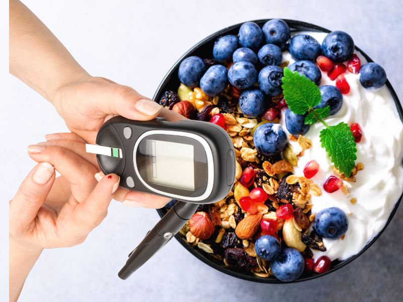 People with hypoglycemia can add some healthy snacks. Graphics: Ha May