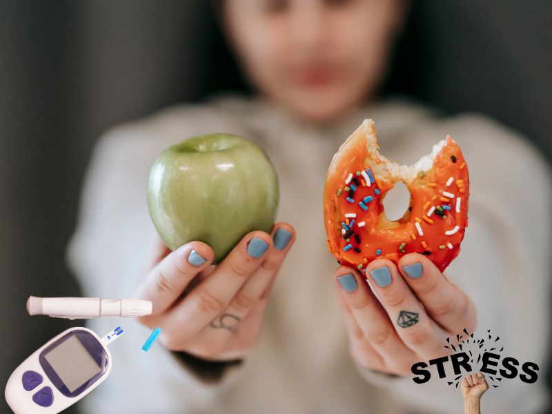 Hypoglycemia, stress, lack of sleep... are the causes of sugar cravings. Graphics: Ha May