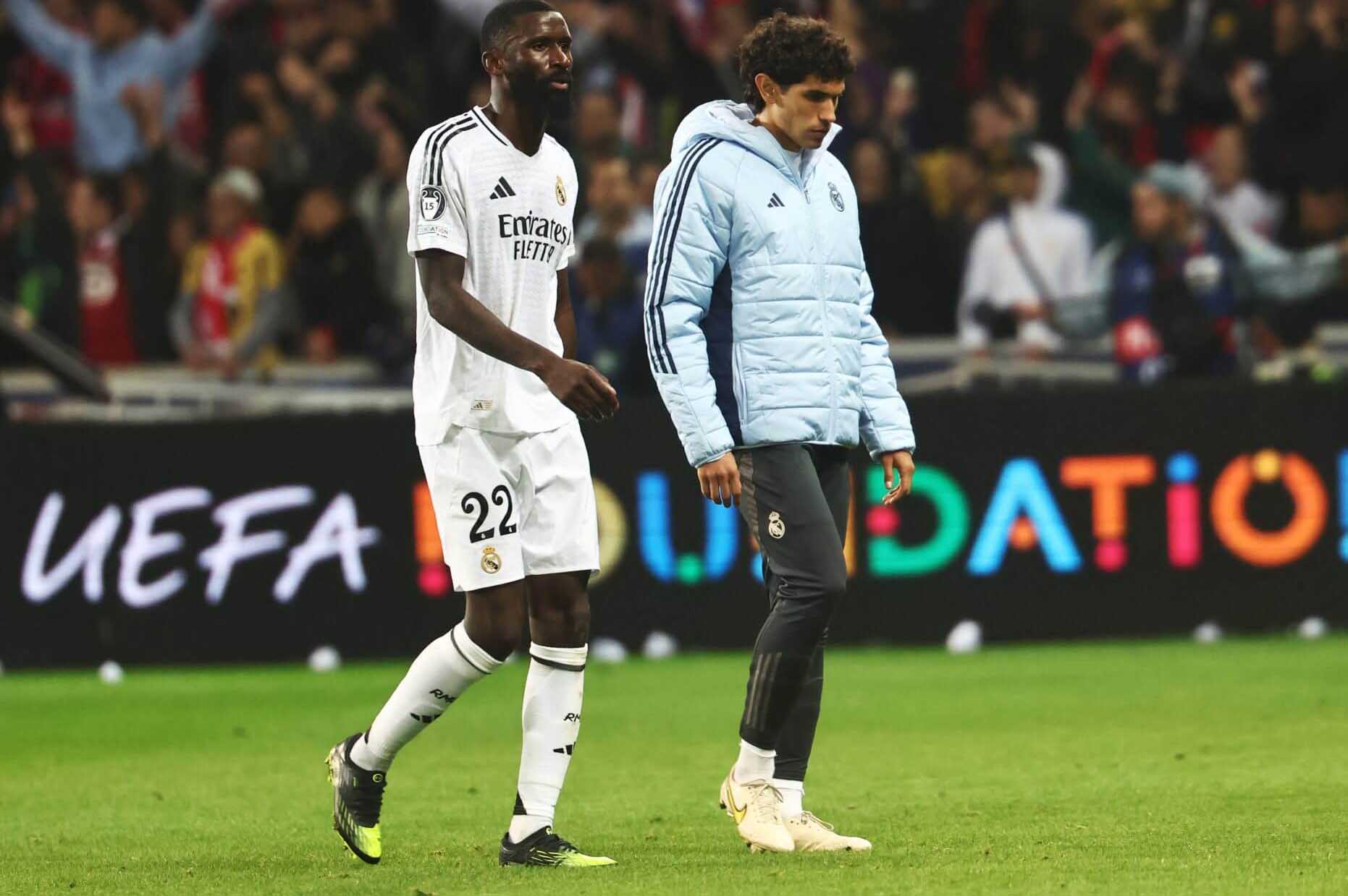 Rudiger and Vallejo could pair up in central defence this weekend. Photo: AFP