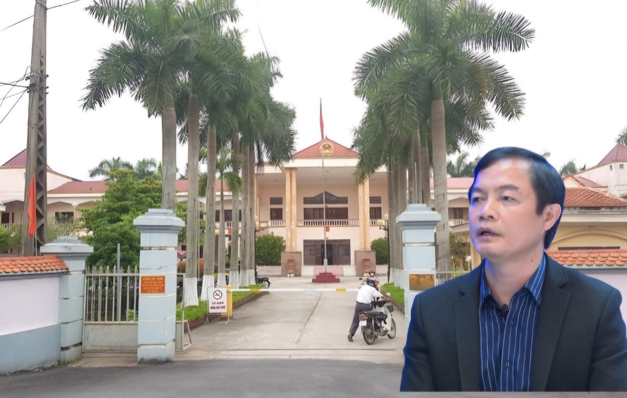 Phó Chủ tịch thường trực UBND huyện Hưng Hà, tỉnh Thái Bình Vũ Văn Hạnh vừa bị khởi tố, bắt tạm giam. Ảnh: Nam Hồng