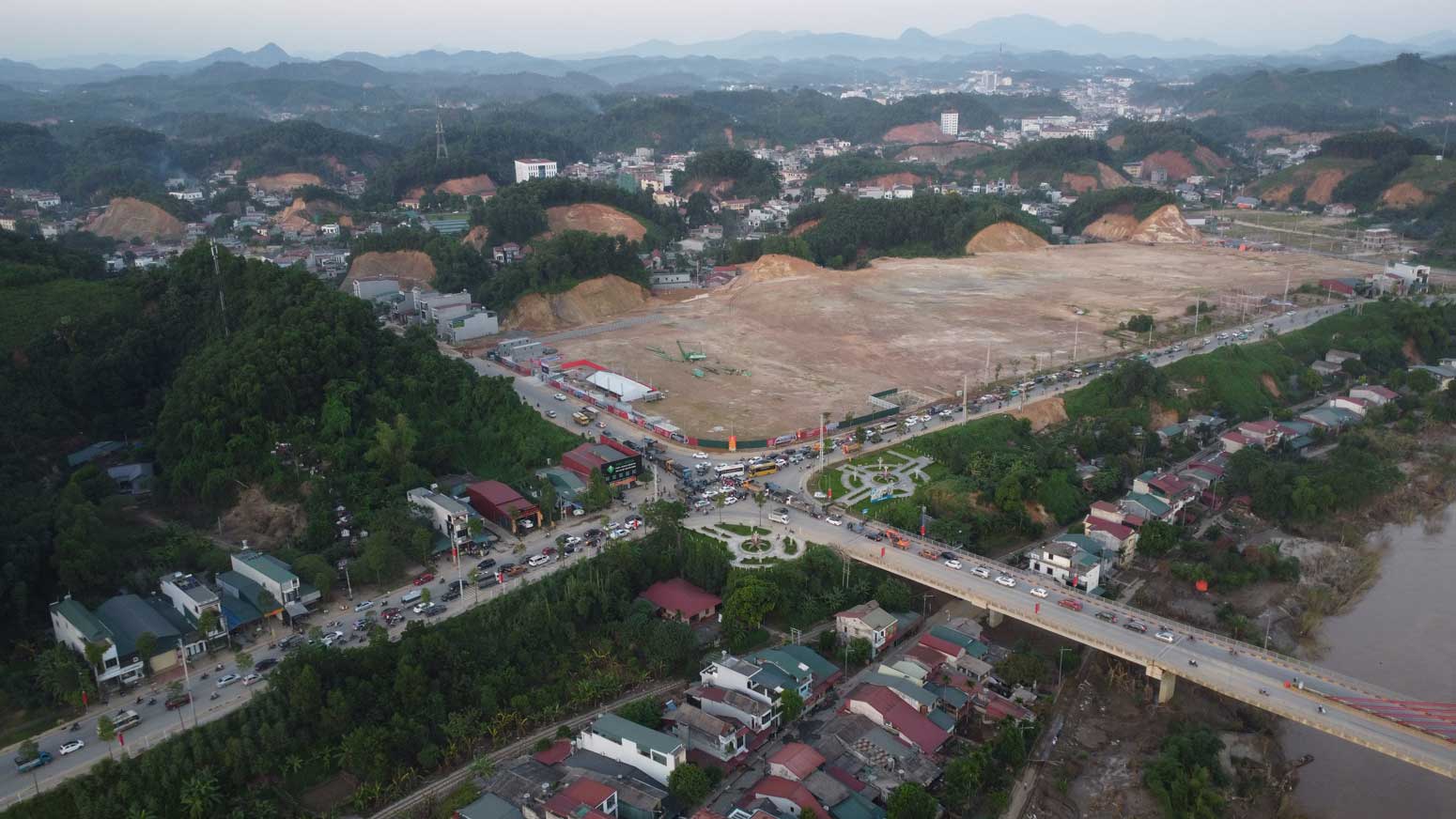 Dự án Trung tâm thương mại Go! Yên Bái rộng 12.717,2 m2. Ảnh: Trần Bùi