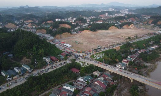 Dự án Trung tâm thương mại Go! Yên Bái rộng 12.717,2 m2. Ảnh: Trần Bùi