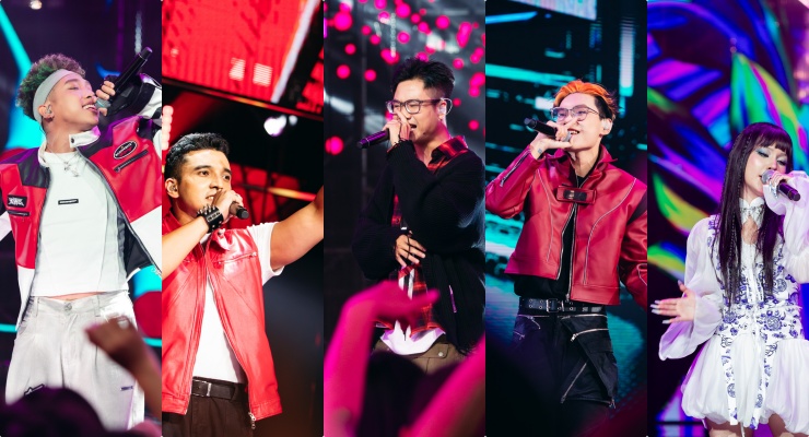 HLV Rap Việt tranh giành các thí sinh mạnh. Ảnh: NSX.