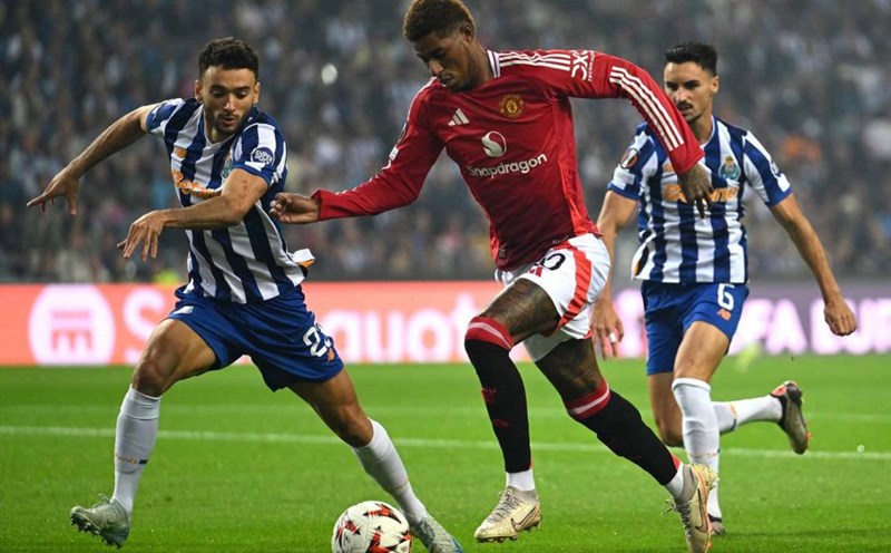 Marcus Rashford sớm mở tỉ số cho MU. Ảnh: Man United