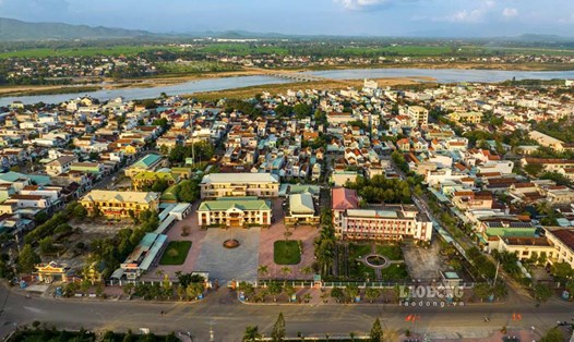 Một góc trên cao tại huyện Tây Sơn (Bình Định). Ảnh: Dũng Nhân