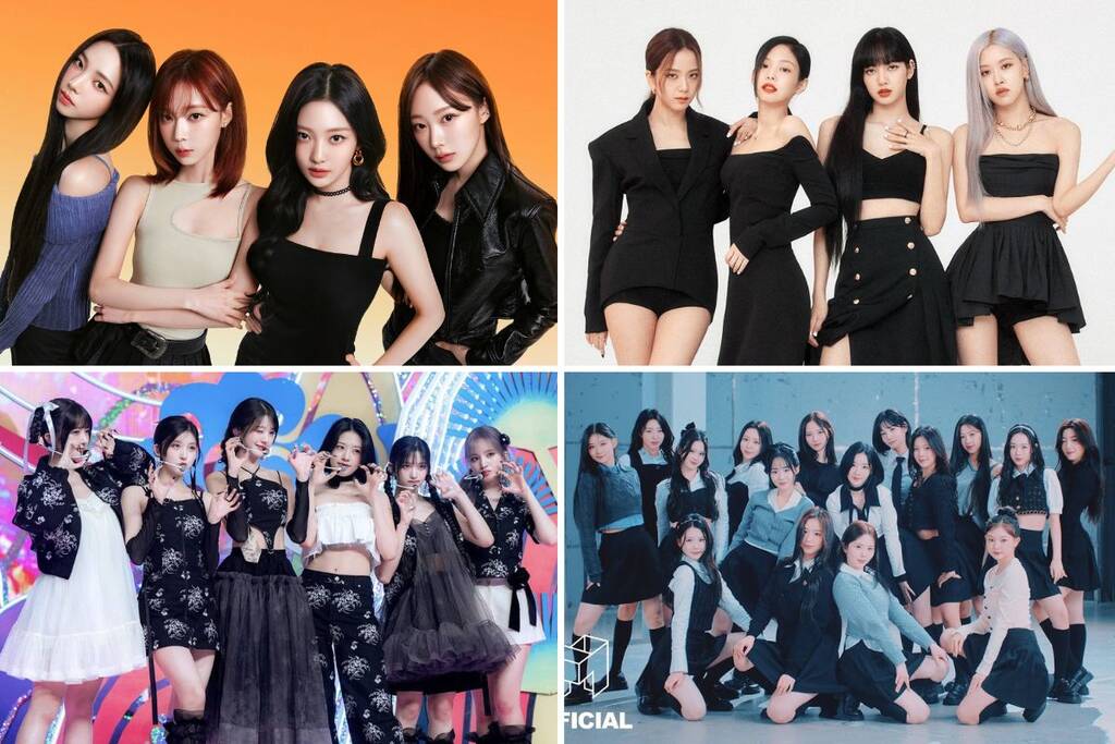 aespa, Blackpink, IVE va nhieu nhom nhac, nghe si Kpop khac duoc nhac den voi noi dung tieu cuc trong bao cao noi bo cua HYBE. Anh: Naver