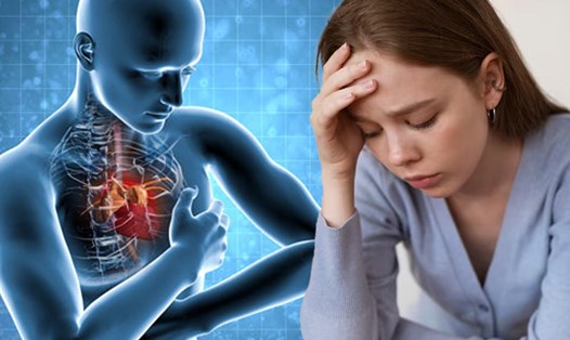 Mất ngủ có thể làm tăng nguy cơ đau tim và đột quỵ. Đồ hoạ: Thiện Nhân