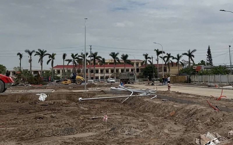 114 plots of land in Thuy Nguyen district, Hai Phong were auctioned for housing purposes. Photo: Hai Phong Portal