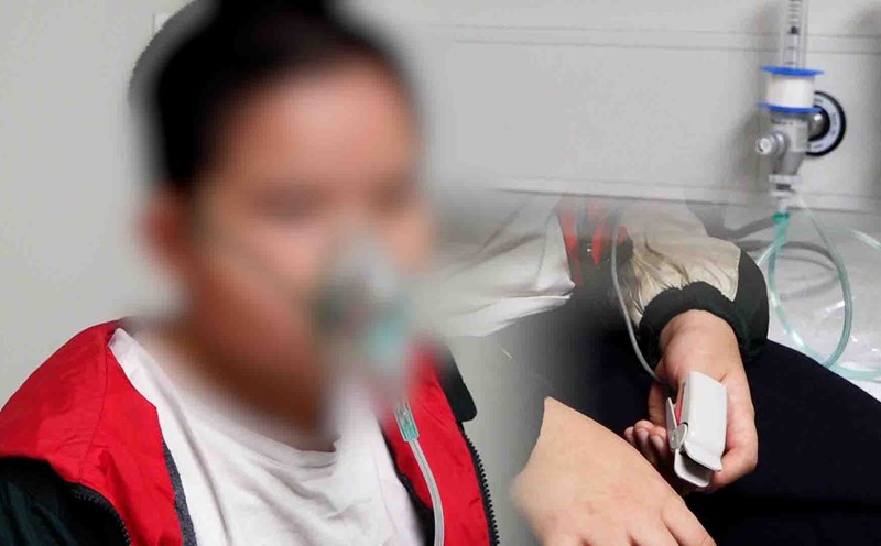Children have to use nebulizers for many hours due to chronic illness with flu virus