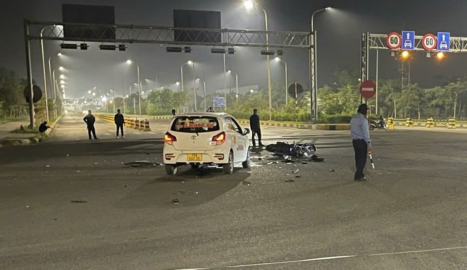 Accident scene. Photo: Thuy Nguyen District Police, Hai Phong