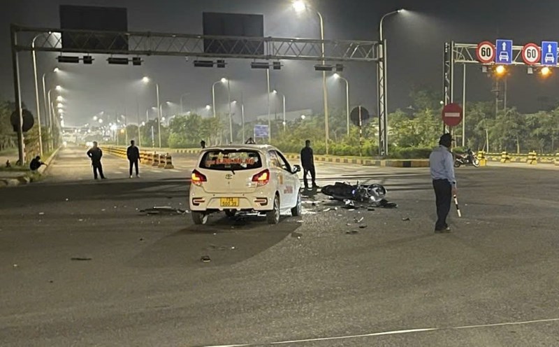 Accident scene. Photo: Thuy Nguyen District Police, Hai Phong