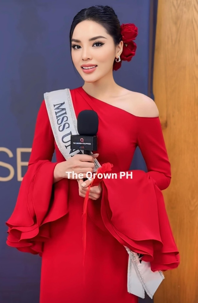 Ky Duyen nhap cuoc Miss Universe. Anh: Cat tu video