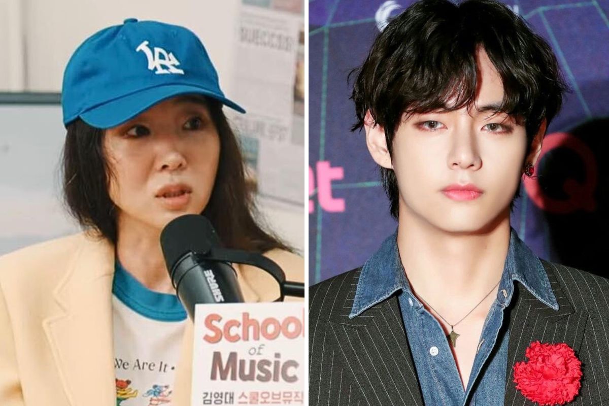 Min Hee Jin caused controversy when mentioning BTS's V. Photo: Naver