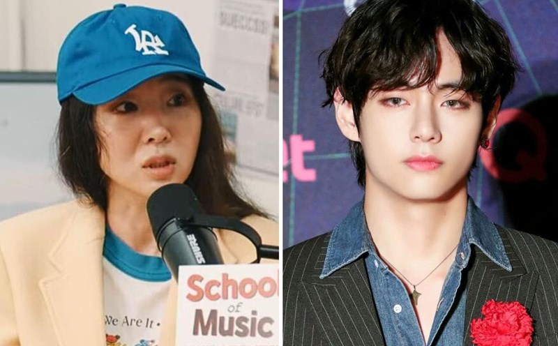 Min Hee Jin caused controversy when mentioning BTS's V. Photo: Naver