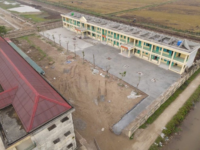 Làm rõ thông tin trường học mới bị xuống cấp ở Thái Bình