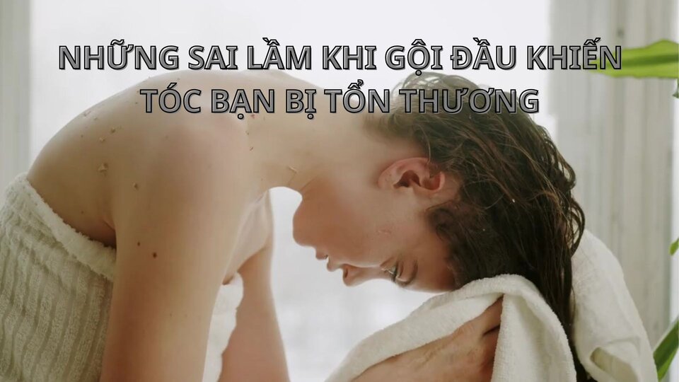 You may be damaging your scalp if you wash your hair the wrong way.