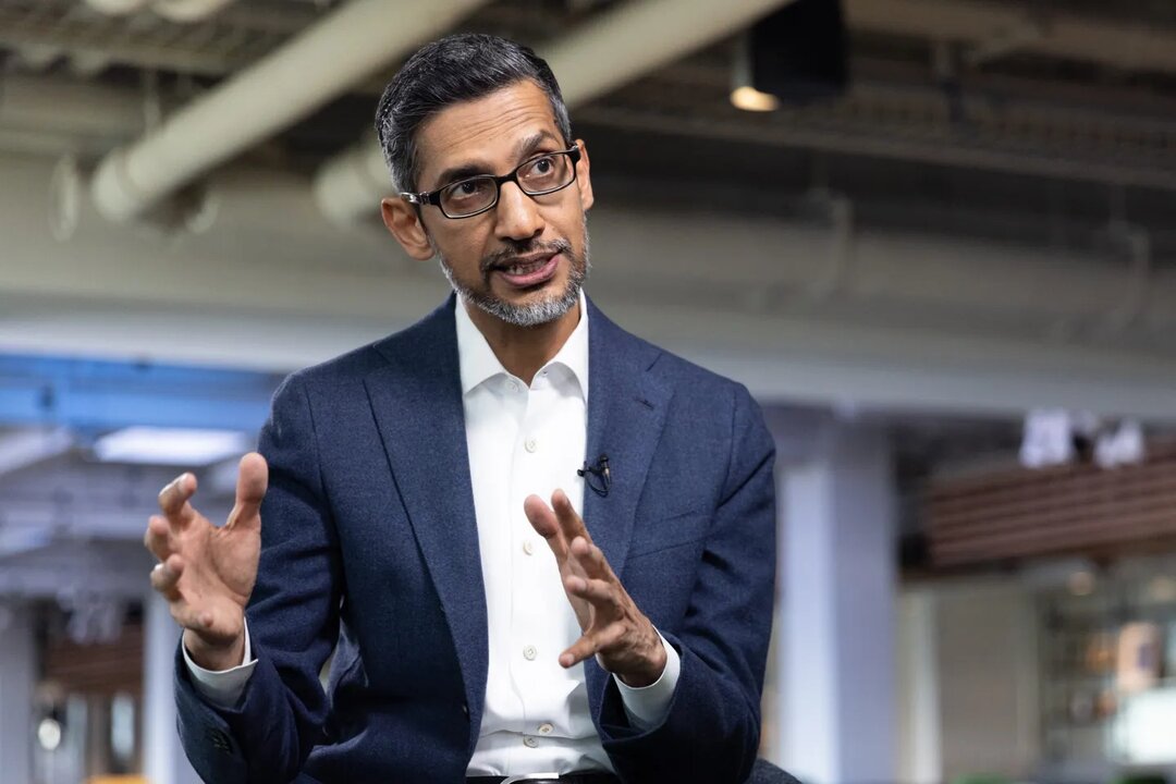 Ong Sundar Pichai - CEO Google cho biet cho biet day chi la su khoi dau trong nganh cong nghiep nay. Anh: Bloomberg